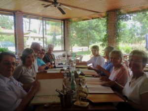 Rainer Lüdorf, Karin Thomsen de Lüdorf, Günther Heerlein, Ingrid Jahn, Helmut Hampe, Doris Caspary, Irene Weber, Inge Heerlein, Maria amiga de Buenos Aires.